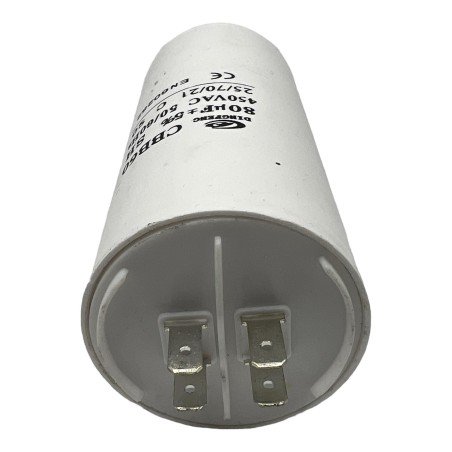 Capacitor Motor Run Faston 55uf 450Vac 5% CBB60