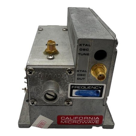 Voltage Controlled Adjustable RF Oscillator 1600-1650Mhz California Microwave