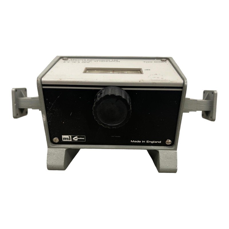 Rotary Wave Attenuator 8.2-12.4Ghz 0-60db 10W WR90 6052/3 Marconi