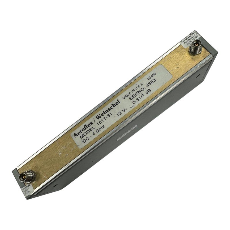 151T-31 Aeroflex Weinschel Variable Attenuator DC-4Ghz 12V