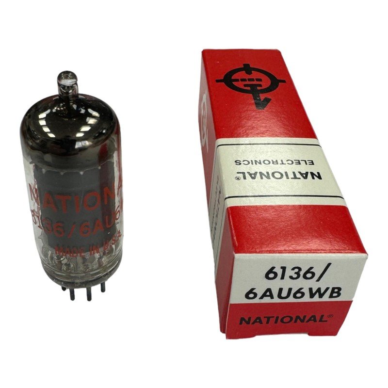 6AU6WB 6136 National Electron Tube Valve