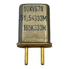 51.5433MHz 2 Pin Quartz Crystal Oscillator Goldpin
