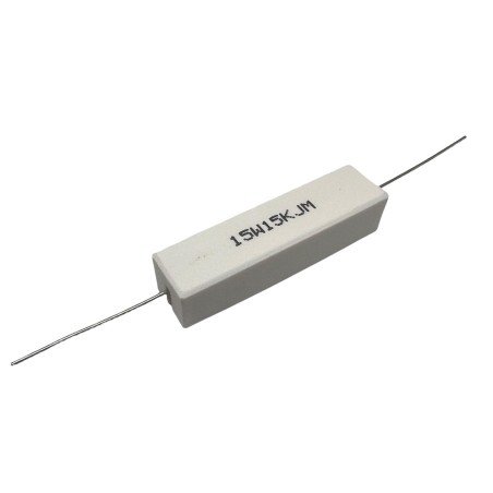 PRW0FWJP153B00 15Kohm 15K 15W Axial Wirewound Ceramic Cement Resistor