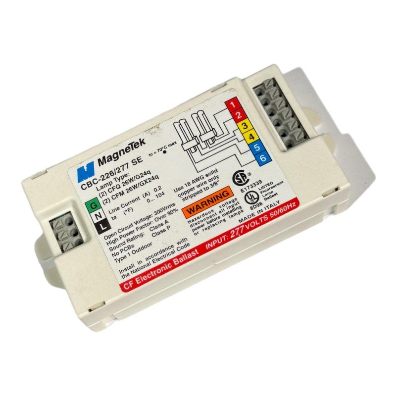 CF Electronic Ballast CBC 226 277SE CFQ26W G24q CFQ26W G24xq MAGNETEK