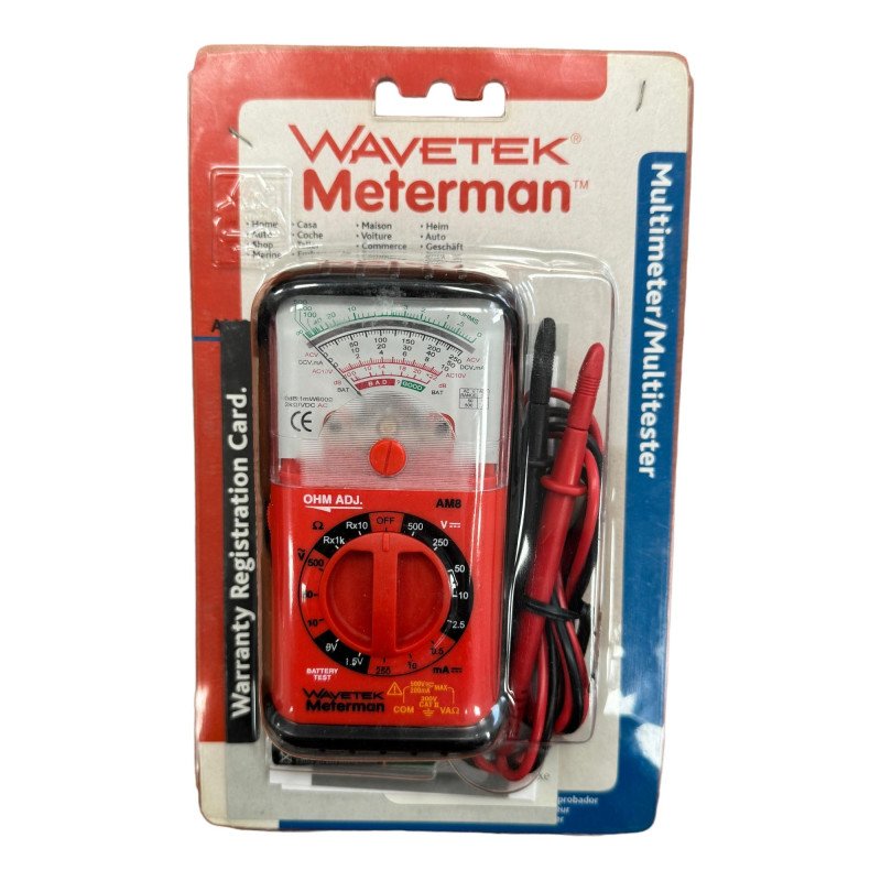 AM8 Wavetek Meterman Analog Multimeter Multitester
