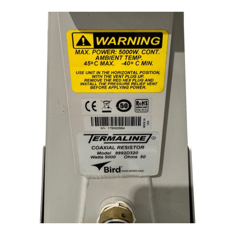 8892D320 BIRD Coaxial Dummy Load Termination 5000W 1-5/8 EIA 470-860MHz 175000584