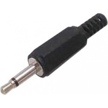 Plug Connector Audio MONO 3.5mm² Plastic Black D005 LZ JKG