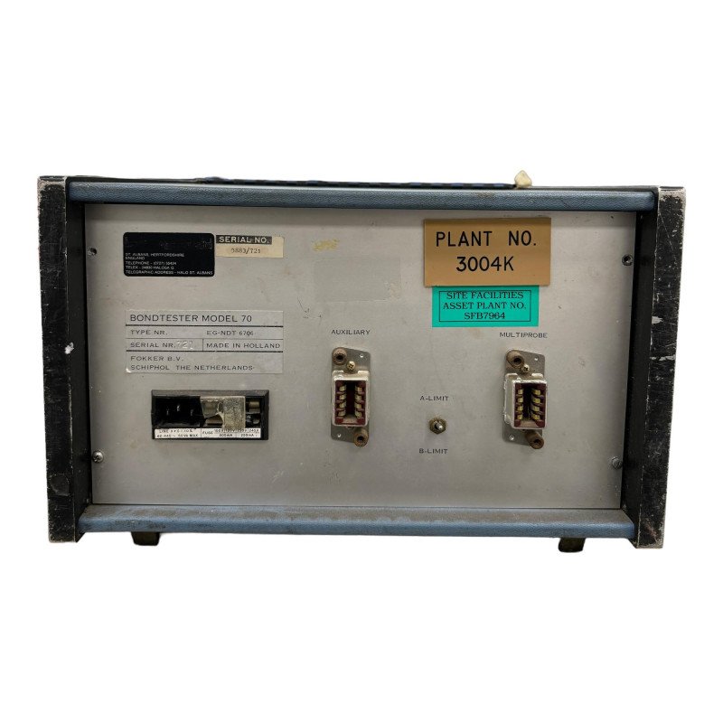 Model 70 EG-NDT 6706 Fokker Bondtester Model 70  Ser.721