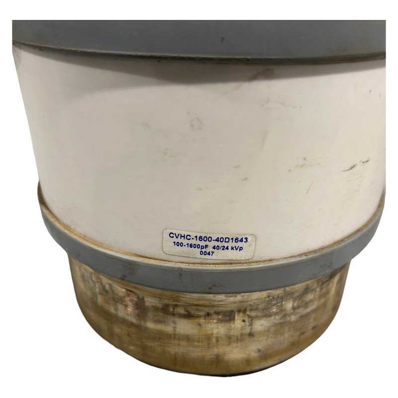 100-1600KVP 40000V 40KV VACUUM VARIABLE CAPACITOR CVHC-1600-40D 1643 JENNINGS