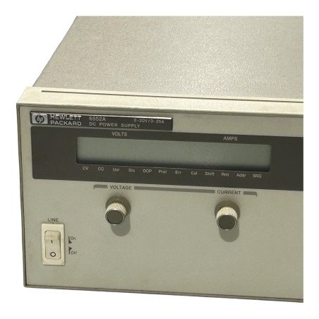 0-20V 0-25A SINGLE OUTPUT DC POWER SUPPLY VARIABLE 6552A HP