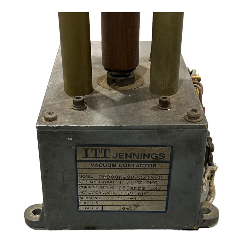 250A VACUUM RELAY JENNINGS RP900K4903C21B20
