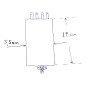 Capacitor Motor Run Faston 80uf 450Vac 5% CBB60