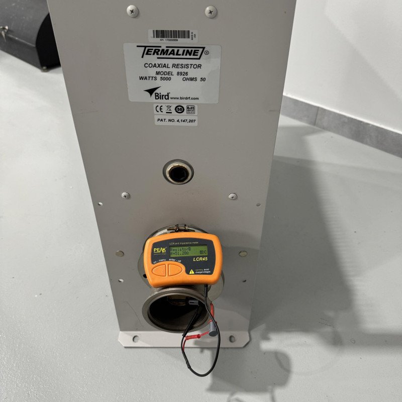 8926 Bird Dummy Load Termination 5000W DC-1000Mhz 3-1/8EIA S/N:173200559