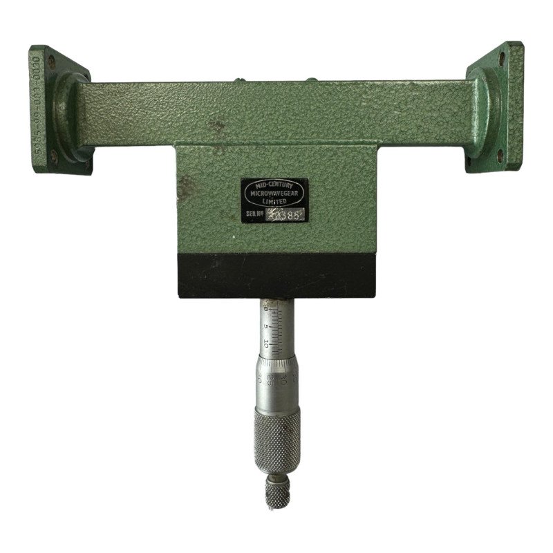 Mid Century Microwave Waveguide Variable Attenuator WR62 WR-62