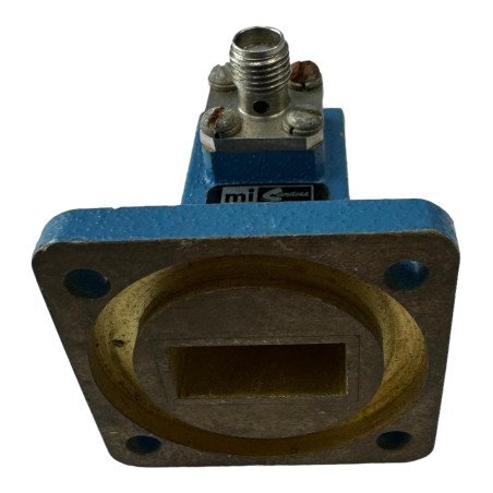 MI Sanders Microwave Waveguide to Coaxial Adapter WR62 WR-62 to SMA