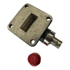 HP X487B 100 ohm Neg. Waveguide / BNC Thermistor Mount WR90 WR-90