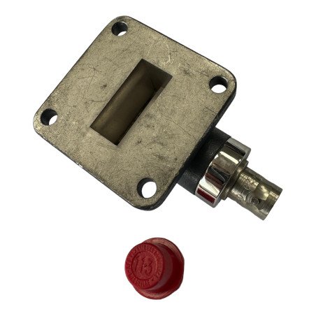 HP X487B 100 ohm Neg. Waveguide / BNC Thermistor Mount WR90 WR-90