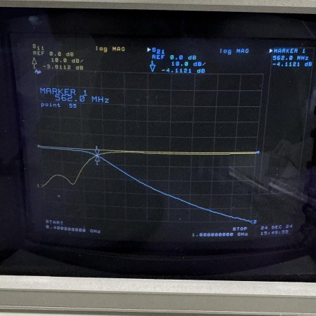3L120-550-0P/0 K&L Microwave SMA Low Pass Filter LPF 550Mhz