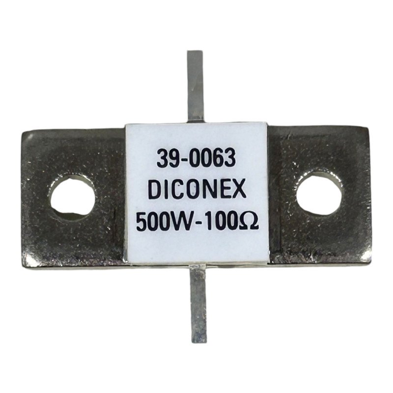 RF Dummy Load Stripline Resistor Hybrid BeO 500W 100Ohm DC-500MHZ 39-0063 DICONEX RF Dummy Load Stripline Resistor Hybrid BeO 500W 100Ohm DC-500MHZ 39-0063 DICONEX