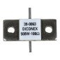 RF Dummy Load Stripline Resistor Hybrid BeO 500W 100Ohm DC-500MHZ 39-0063 DICONEX RF Dummy Load Stripline Resistor Hybrid BeO 500W 100Ohm DC-500MHZ 39-0063 DICONEX