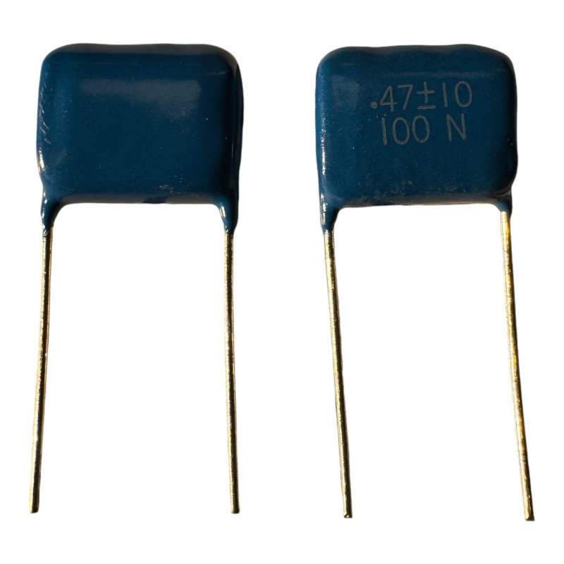 Richmond Film Capacitor Non Inductiv 0.47UF 100V 10% 17x14x7mm [QTY:2]
