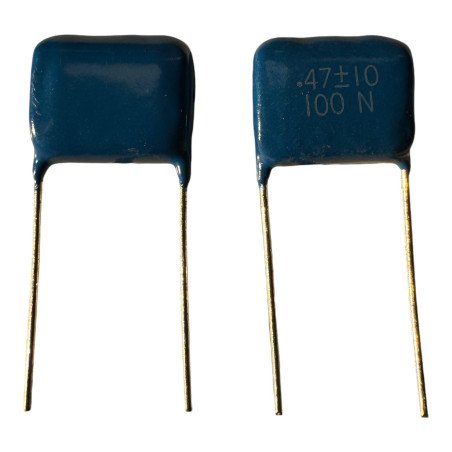 Richmond Film Capacitor Non Inductiv 0.47UF 100V 10% 17x14x7mm [QTY:2]