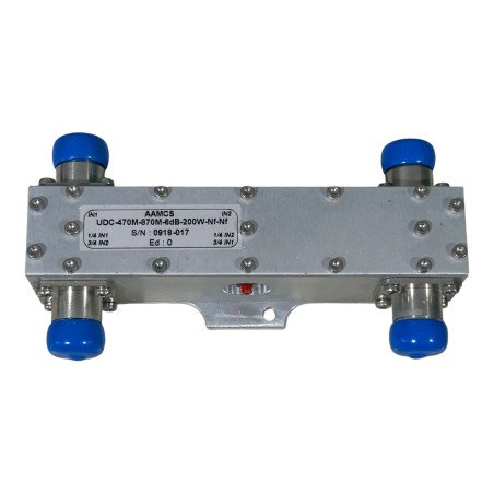 470-870MHZ 6DB 200W DIRECTIONAL COUPLER UDC-470M-870M-6DB-200W-NF-NF AAMCS