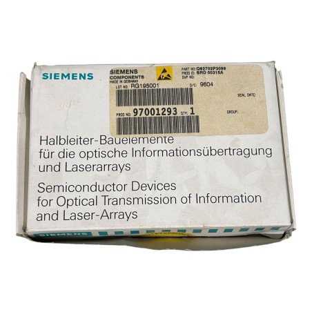 PIN DIODE WITH BLOCKING FILTER SRD00315A SIEMENS