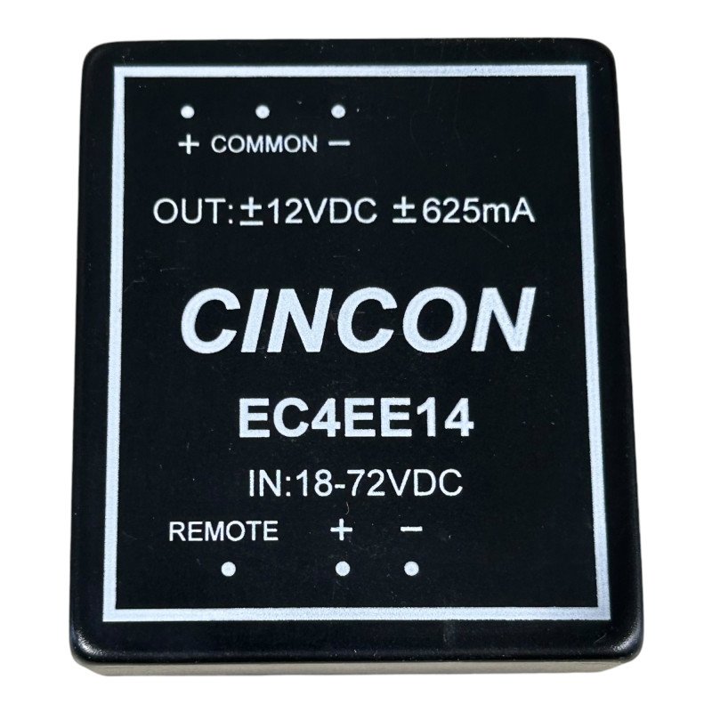 CINCON EC4EE14 DC-DC Converter IN 18-72V Out 12V 15W +-625mA