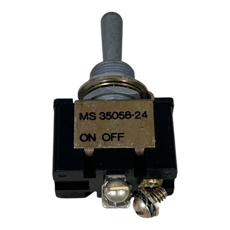 TOGGLE SWITCH SPST ON-OFF MS35058-24 AVIONICS