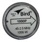 1000P Bird Element for 43 Wattmeter 1000W 0.45-2.5Mhz