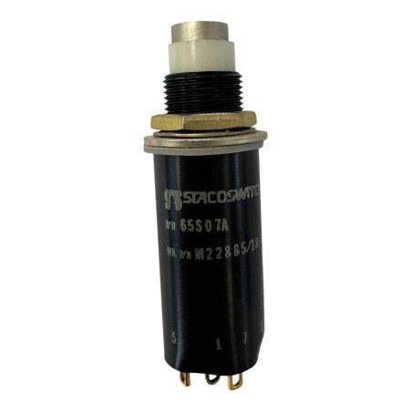 M22885/18-01 65S07A Staco Switch Avionics Push Button Switch 5930-00-421-5901