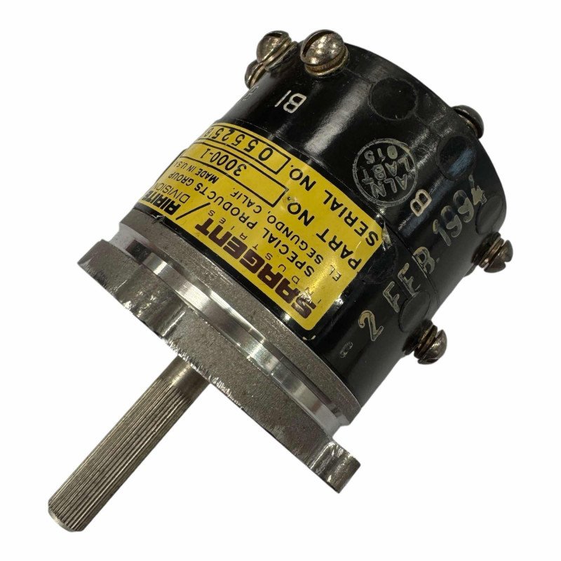 3000-1 Sargent Aerospace Rotary Switch 5930-01-033-1482