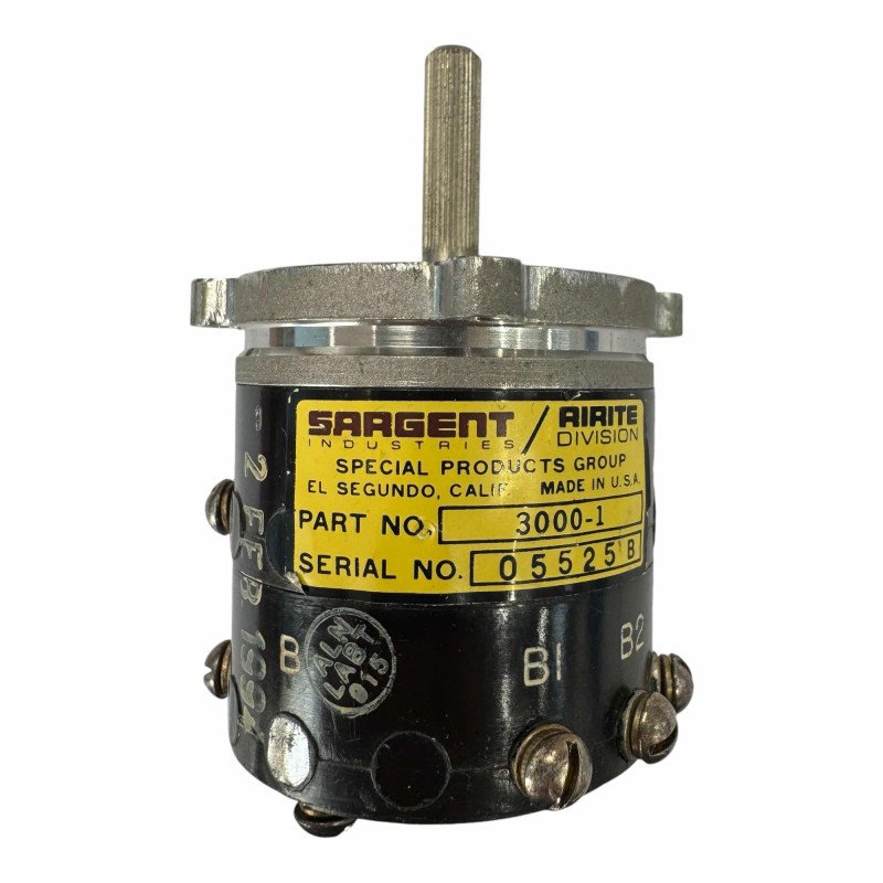 3000-1 Sargent Aerospace Rotary Switch 5930-01-033-1482