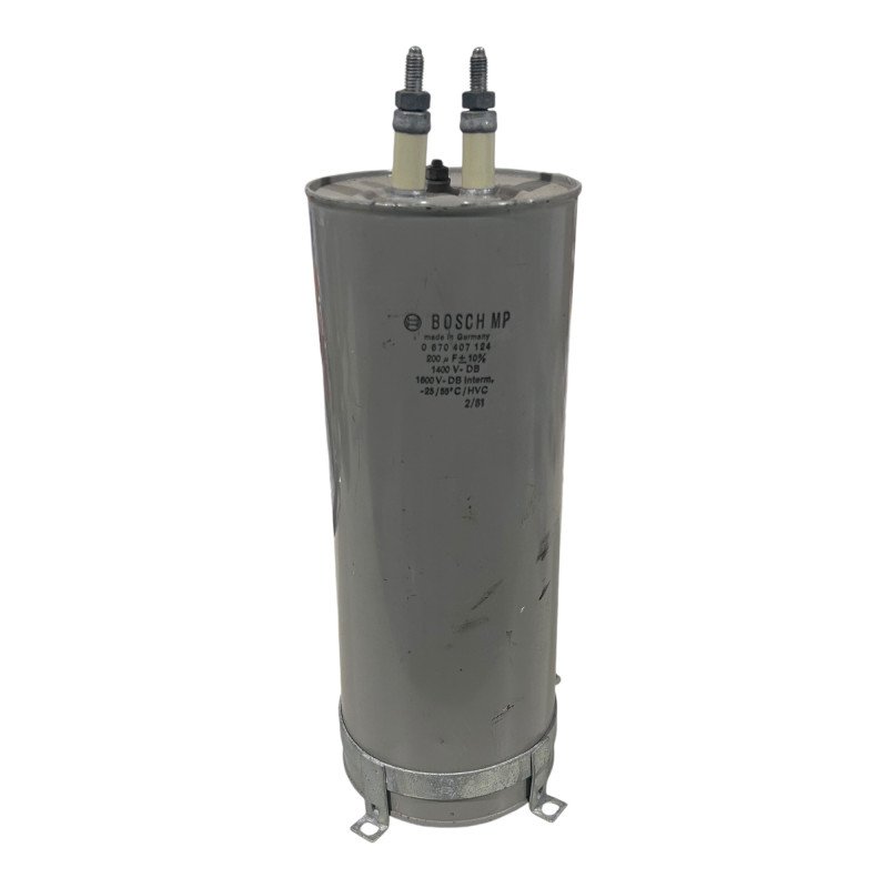 200UF 10% 1400V-1600V 1.4-1.6KV PAPER IN OIL CAPACITOR 0670407124 BOSCH