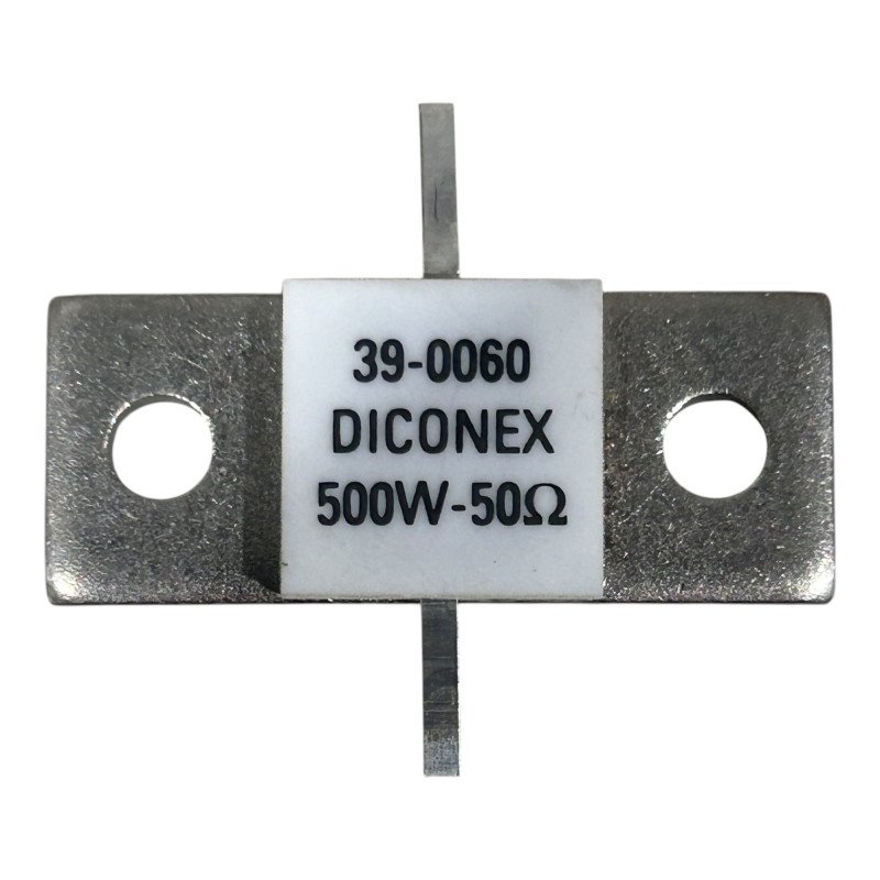 Dummy Load RF Stripline Resistor BeO 500W 50Ohm DC-500MHZ 39-0060 DICONEX