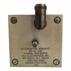 AT-21-12F RLC Variable Attenuator 0-60db 6db/step 5985-00-020-2990