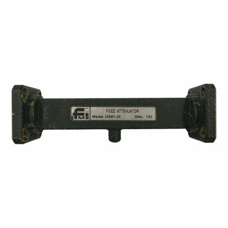 20081-20 FMI Flann Microwave Waveguide Fixed Attenuator WR-42 WR42 20db