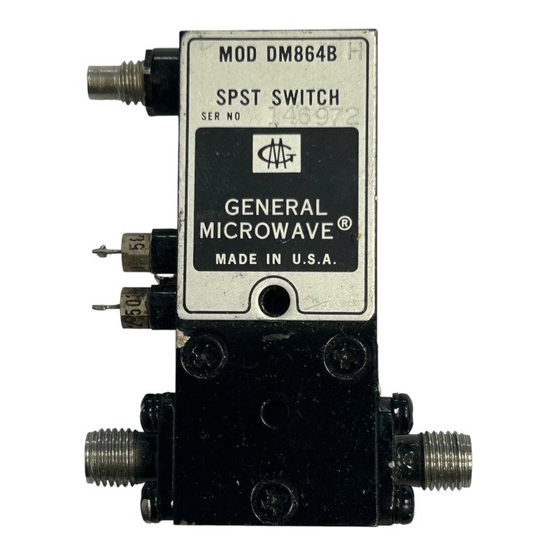 DM864B GENERAL MICROWAVE SPST SMA SWITCH