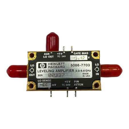 HP 5086-7703 3.0 - 6.6 GHz Leveling Amplifier