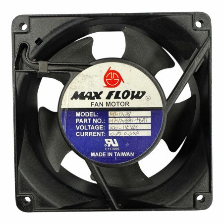 Cooling Fan Max Flow 100-115Vac 25.3W 12x12x4cm