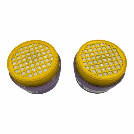 G104-G208 Niosh MSHA Cartridge Acid Gas Filter QTY:2