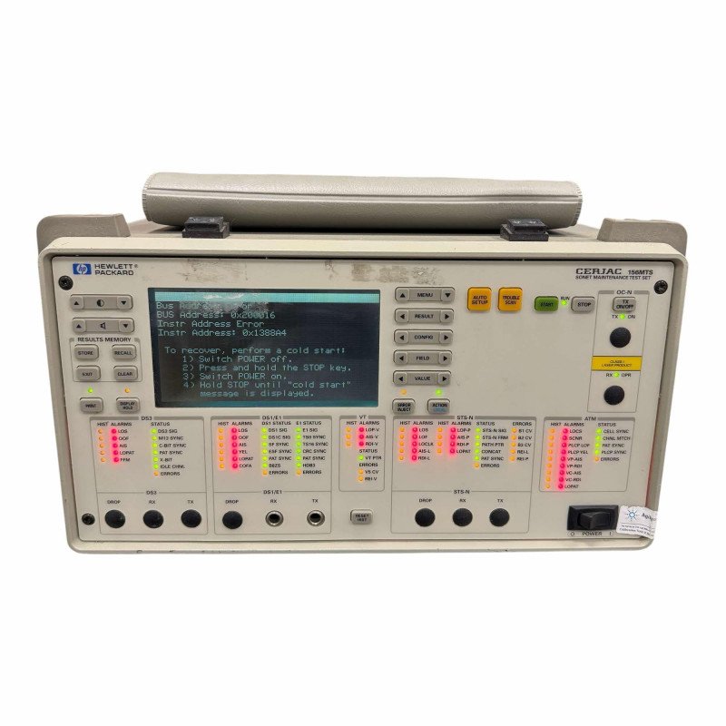 CERJAC HP EZ MTS 156mts Sonet Maintenance Test Set For Parts Or Repair