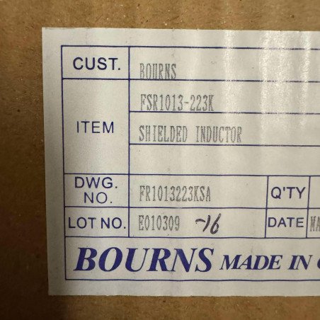 FSR1013-223K Bourns Fixed Shieled Inductor 22mH 10% 90OHM