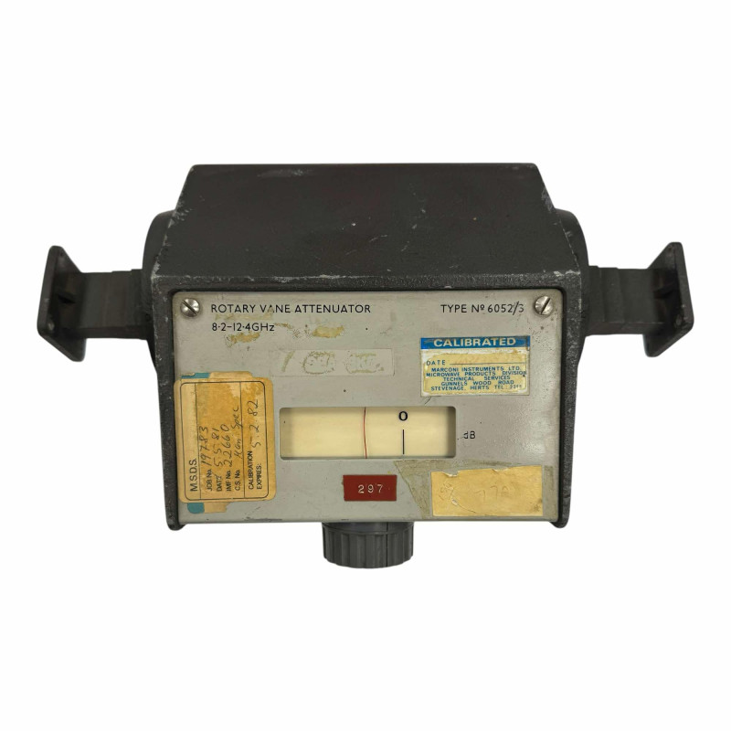 6052/3 Waveguide Rotary Vane Variable Attenuator WR-90 WR90