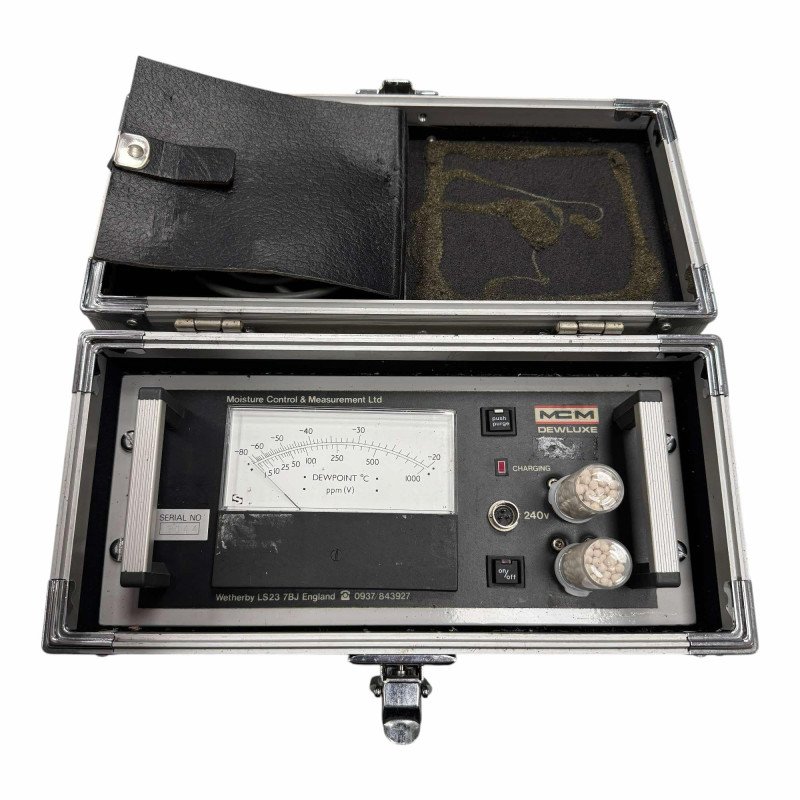 Shaw Superdew MCM Hygrometer Moisture Meter With Carrying Case