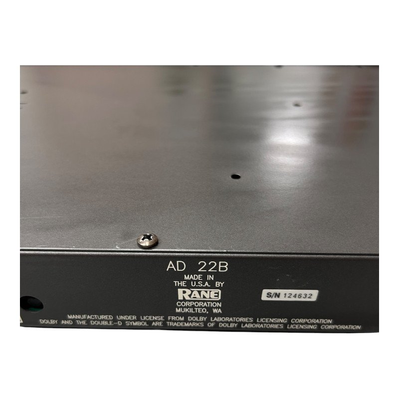 AD22B Rane Corporation Analogue Audio Delay Line
