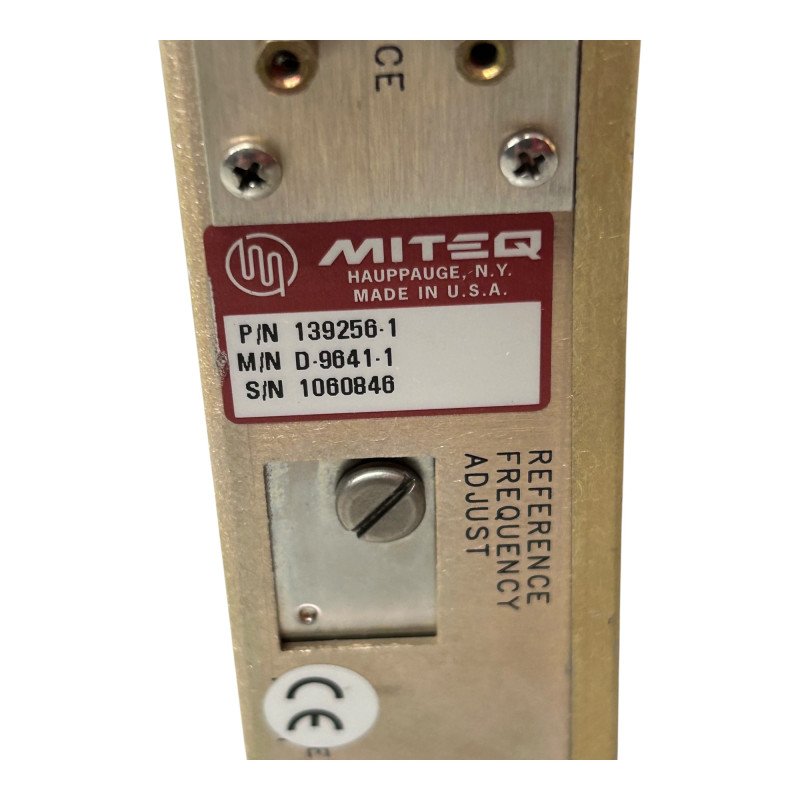 D-9641-1 139256-1 Miteq Microwave Downconverter 3.4-4.2GHZ 3400-4200Mhz