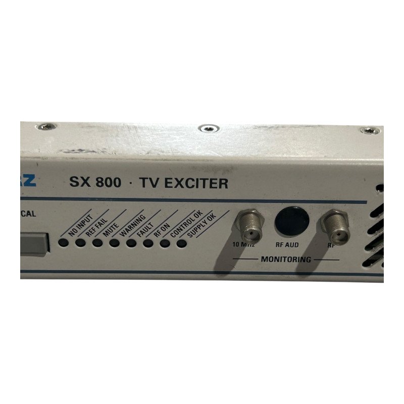 SX800 SX-800 Rohde & Schwarz R&S TV Exciter 2095.1502.60 S/N:100397 *Dented Face*