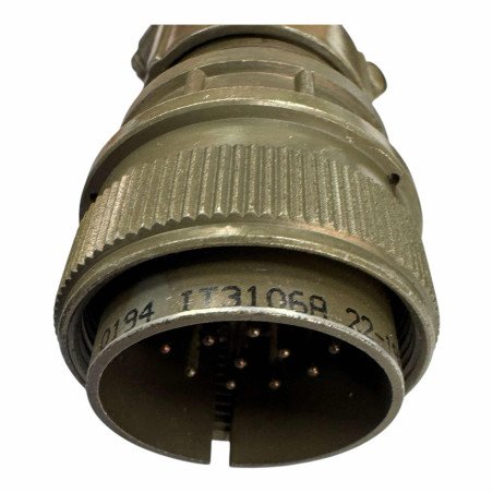 Military Spec Circular Connector Cable Assembly VPT06W14-12P - MS31068-22-19P